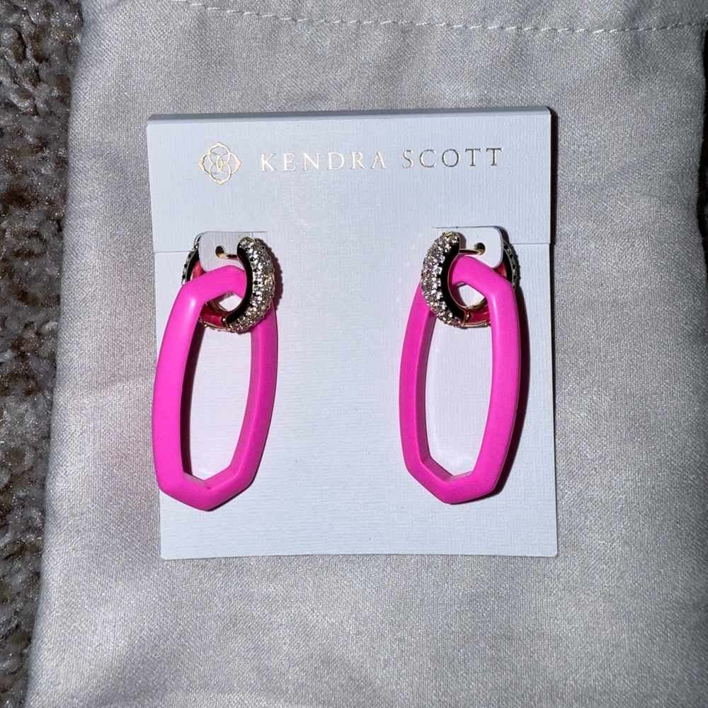 Kendra Scott Pink and Gold Danielle Link
